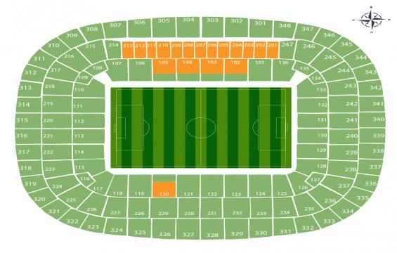 Allianz Arena seating chart – VIP Hospitality Packages