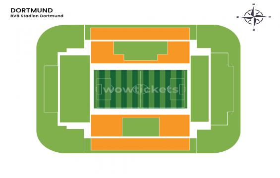 Signal Iduna Park seating chart – Category 1: Up To 4 Together