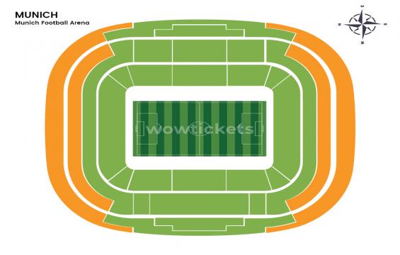 Allianz Arena seating chart – Category 3: Up To 4 Together