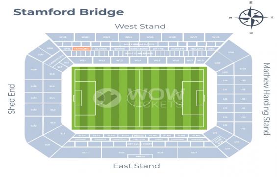 Stamford Bridge seating chart – Tambling Suite